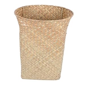 Gatuida Geflochtener Rattan Papierkorb 1 Stück