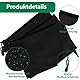 Geldtasche, 4 Stück Geldtaschen Banktasche, 24 x 18 cm A5 Geldmappe, Wasserdichte Oxford Geld Tasche mit Reißverschluss, Schwarz Dokumententasche, Aufbewahrungstasche für Haushalt, Business und Schule