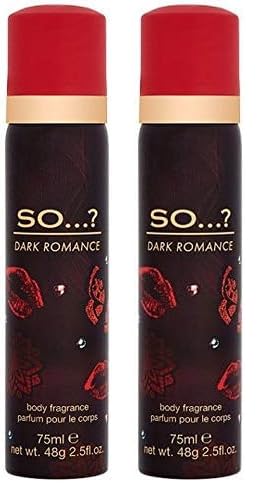 So…? Womens Dark Romance Fragrance Mist 75ml (Pack of 2)