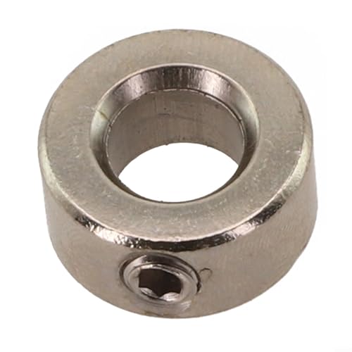 Juego de collar de tope de profundidad de broca de acero al carbono para herramientas de carpintería, límite ajustable para localizador de anillos para brocas de 3 mm a 16 mm, incluye llave (2-P (8 mm
