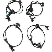 ABS Wheel Speed Sensor, Front Rear Left Right, for Chevy Avalanche Suburban 1500 Tahoe 2007-2012, Silverado 1500 2007-2013, for GMC Yukon XL 07-12, for Cadillac Escalade 09-12, 15229012 15121067 4PCS