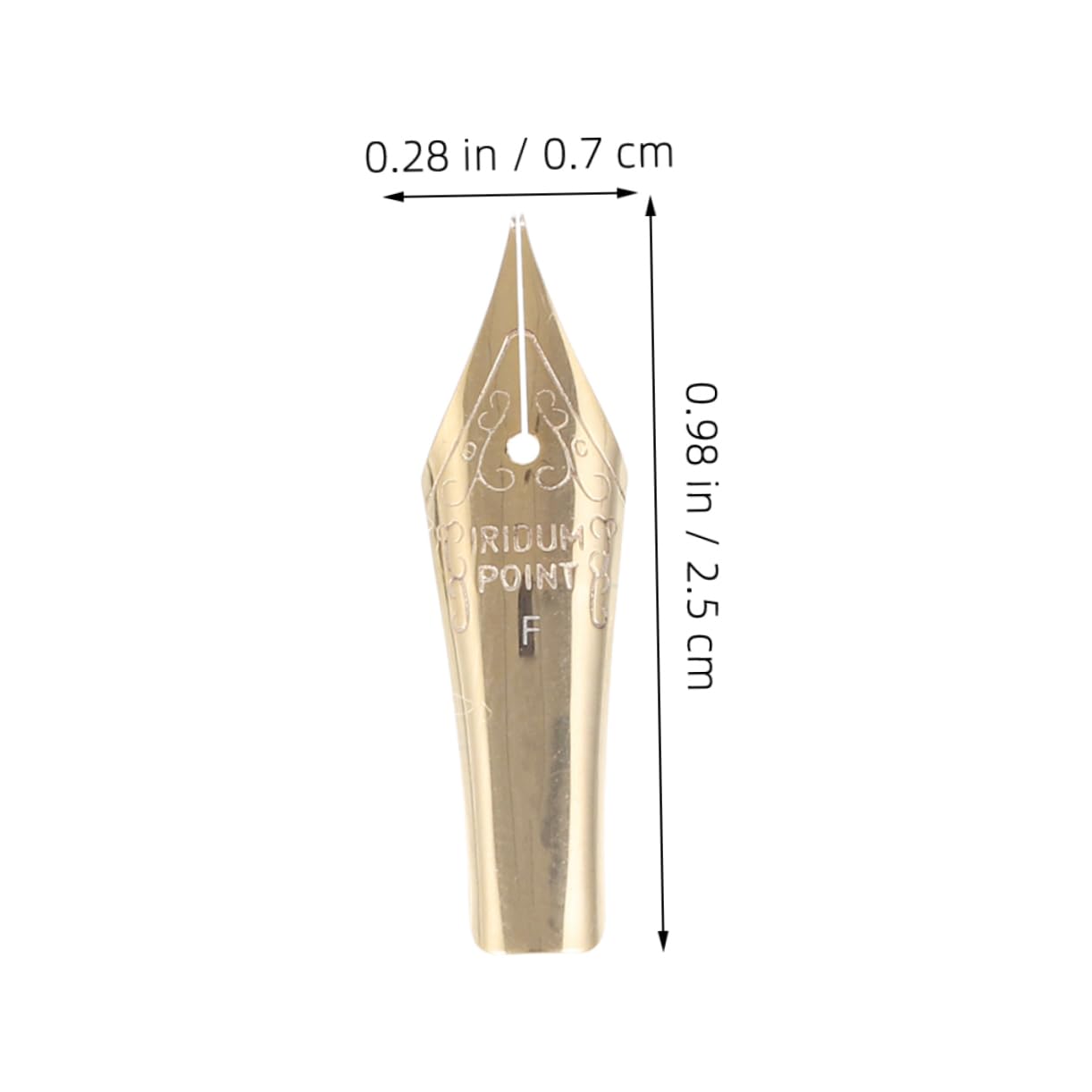 ARTIBETTER Calligraphy Pen Nibs Nibs for Fountain Pens Metal Replacement Tips Suitable for Office School