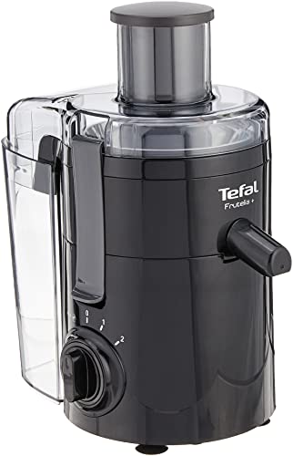 Tefal Frutelia Plus Juicer ZE3708 - 0.95L 350W 2 Speed Controls + Pulse Black/Dark Grey