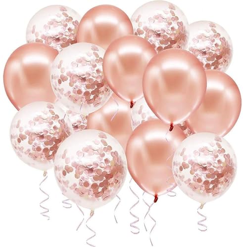 Image of Wanna Party Bride To Be Decoration Set Combo -38 Pcs| Bride To Be Tiara Headband | Bride To Be Sash | Bride To Be Banner (Balloon) |Rose Gold Confetti Balloons I Bride to be Props