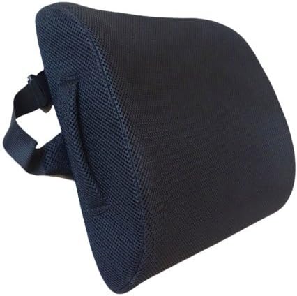 100% PU Memory Foam - Lumbar Pillow - Lumbar Support - Back Pillow by KWNZ Lumbar – Ergonomic Design for Back Pain Relief & Support, Corrects Posture, Reduce Pressure to Lumbar Spine Car, Home, Office