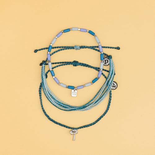 Pura Vida Bracelets Pack Paradise Palms Style Pack - 3-Piece Boho Bracelet Stack2
