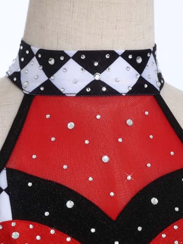 Disfraz para niñas vestido corazón reina rojo 10 años miniatura 5
