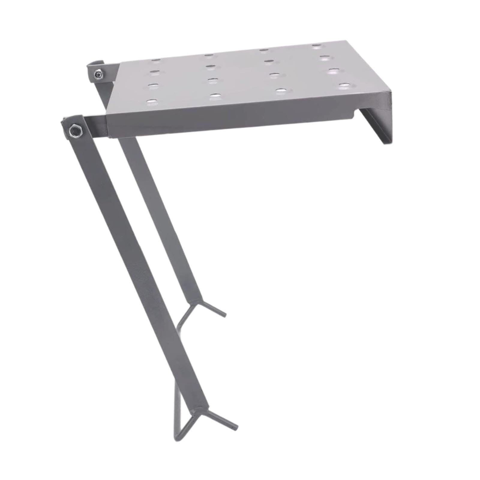 Escalera Extensible con Bandeja Plegable para Accesorios y Plataforma de Trabajo para Pintores, Antideslizante y Ahorra Espacio.