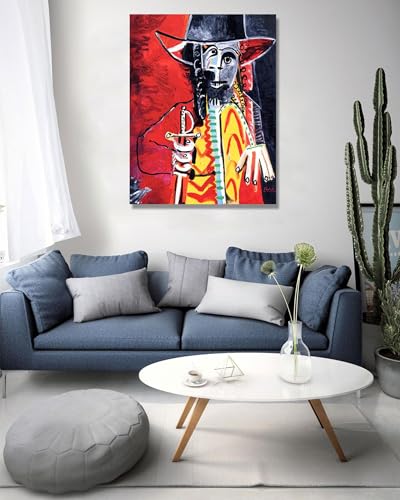 Tableau Picasso Dessin Solution Mur Vide Salon Toile Seule - 3