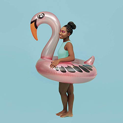 Mor - Boia Cisne Perolado Rosa Com Abertura