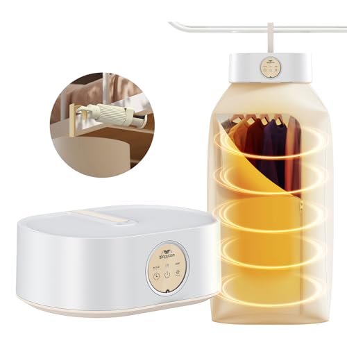 Portable Clothes Dryer - Portable Dryer for Apartment, RV, Travel, Compact Foldable Mini Dryer Machine with Dryer Bag, Portable Dryers for Laundry, Light Clothes, Underwear, Baby Clothes