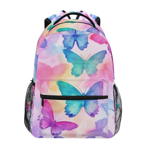 Sac à dos papillon ultra léger et durable à grande capacité pour l'école