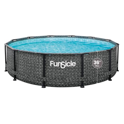 Funsicle Oasis Designer 12' x 36' Round Above Ground...