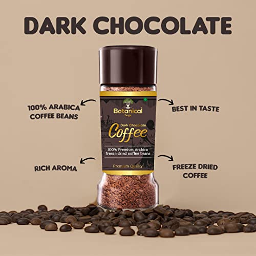 Image of Botanical sage- Dark Chocolate instant coffee | 100% Arabica freeze dried | Flavored coffee | 100g