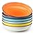 Sweese Large Pasta Bowls Set - 30 Ounce Ceramic Plates for Dishwasher & Microwave Safe - Solid Salad Bowls Plates - Deep Plates Lipped Edges, Oven Safe Porcelain Plates Serving Bowls
