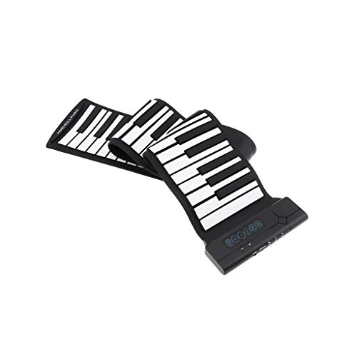HMTOHL 88 Touches USB MIDI Sortie Roll Up Piano Rechargeable Électronique Portable Silicone Flexible Clavier Orgue - Les Beatles, Paul McCartney, John Lennon, RIngo Starr, George Harrison HMTOHL 88 Touches USB MIDI Sortie Roll Up Piano Rechargeable Électronique Portable Silicone Flexible Clavier Orgue