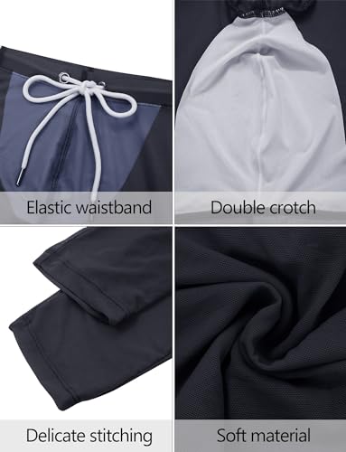 FEOYA Calça masculina de malha para ioga, transparente, justa com capris elásticas, roupa íntima mod