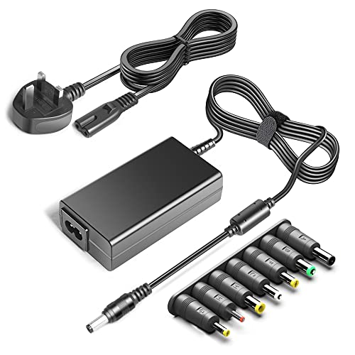 TAIFU 15V 60W Universal AC DC Adapter Switching Power Supply With 6 Selectable Adapter Tips, AC to DC 15V 4A (15V 3.5A,15V 3A,15V 2A,15V 2.5A Compatible) Power Cord UK Wall Plug Charger