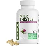 Bronson Milk Thistle Silymarin Marianum & Dandelion Extract Liver Health Support, Antioxidant Support, Detox, 360 Capsules