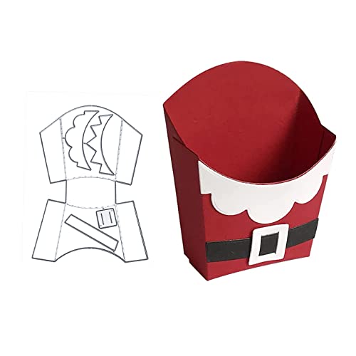 Matrices de Découpe de Noël, Dies de Coupe des Boîte, 3D Christmas Cutting Dies, pour Album de Scrapbooking Bricolage Papier Carte Gâteau Gâteau Fabrication Cover
