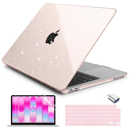 Batianda 4-in-1 Bling Glitter Case for New MacBook Neo 13