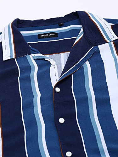 Image of Dennis Lingo Navy Casual Shirts for Men