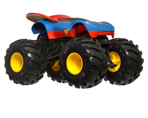 Hot Wheels Monster Trucks Superman Die-Cast Vehicle 1:24 JDR13