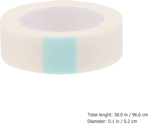 Miniatura 4 de EXCEART 10 rollos M - cinta médica a presión de tela no tejida de primeros auxilios, cinta quirúrgica PE microporosa vendaje envolvente para pieles