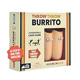 Exploding Kittens Throw Throw Burrito 2-6 Players - Ages 7+ - 15 Minutes to Play - Dodgeball Card Game - Party Game, Family Game Night, Kid and Adult Card Game