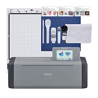 Brother ScanNCut SDX125EGY Electronic DIY Cutting Machine with Scanner, 682 Patterns, Grey