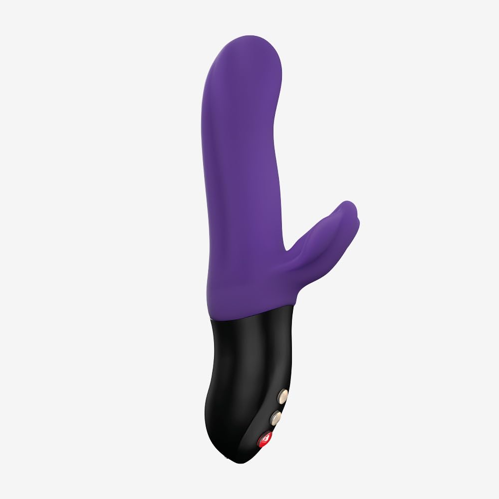 Fun Factory BI STRONIC FUSION - Vibratore urti | Sex toy rabbit punto G clitoride | Vibratori donna sesso realistico | Silicone | Viola