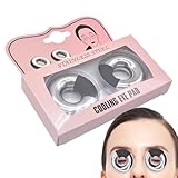 Compresas Frías Oculares De Acero Inoxidable - Compresas para Bolsas en los Ojos y Herramienta de Cuidado Facial - Cuidado Facial Ergonómico Multiusos Regalo Para Mujer