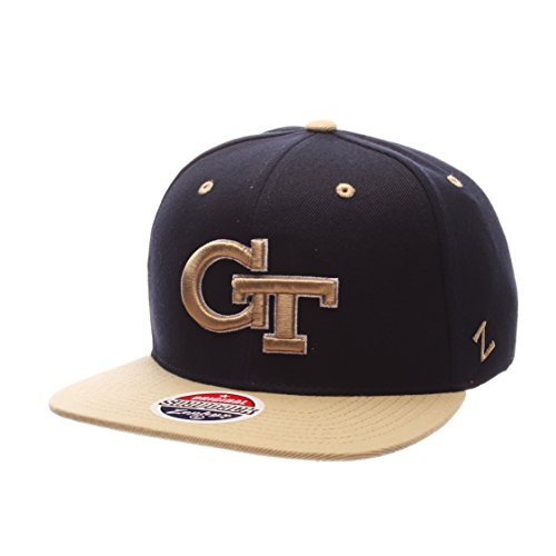 NCAA Zephyr Georgia Tech Mens Z11 Snapback Hat, Adjustable Size, Team Color