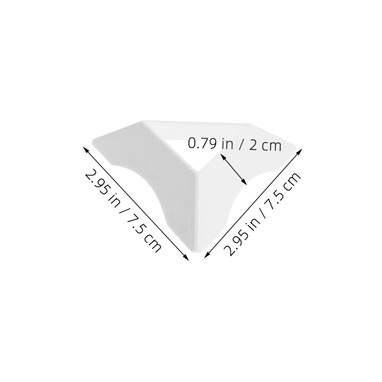 Kisangel Cube Tripod Stand Holder for Puzzle Game Transparent Plastic Stand Base for Desktop