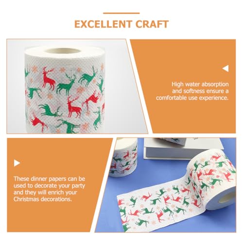 Papier toilette à thème Ipetboom 4 rouleaux serviettes papier colorées