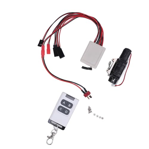 Winche eléctrico para auto RC Drfeify, escala 1/10, aluminio miniatura 2