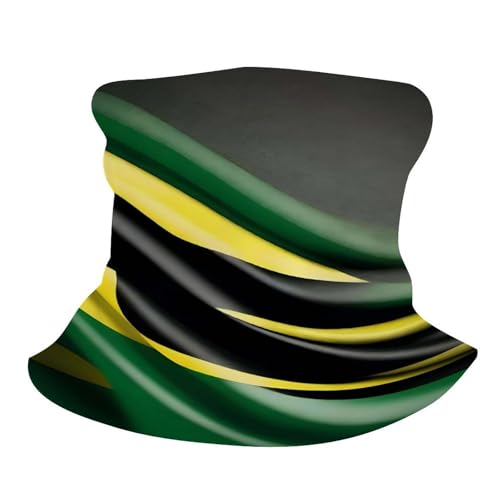 Pañuelo para cuello a prueba de viento, máscara facial transpirable con bandera de Jamaica, cubre rostro, protector solar, fresco, antipolvo, pasamontañas, bandana para mujer y hombre para senderismo y pesca miniatura 2