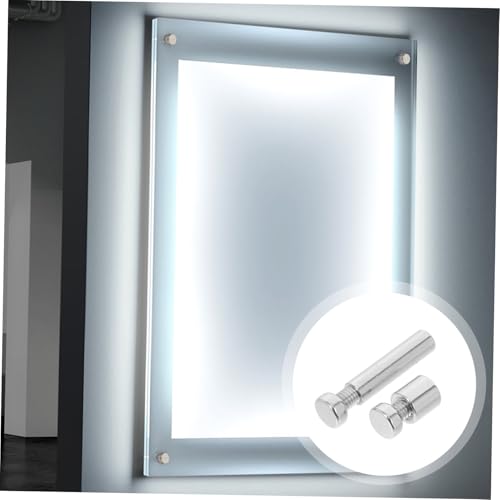 Image of Amosfun 6Set Photo Frame Brackets Mounting Screws Easy Installation Hanging Hardware for Signs Pictures and Displays Stable Support for Home and Office Use