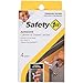 Safety 1st Adhesive Cabinet 4 Piece Latch for Childproofing, White