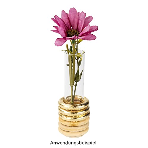 Ideen mit Herz Hochwertige Holzringe zum Basteln | 10 Stück | Ø 5 cm | Stärke: 8 mm | naturfarben