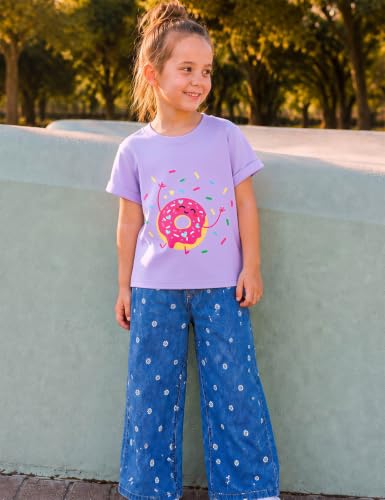 Image of Toddler Girls T-Shirt Short Sleeve Cartoon Graphic Tee 2-6T