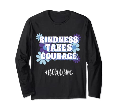 Unity Day Camisa Naranja Anti-bullying Spreed Kindness Manga Larga