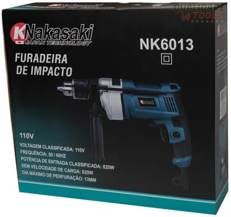 Furadeira De Impacto 1000w Parafusadeira 13mm 28 Pçs Com Maleta (110, Volts)