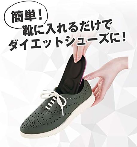 プランドゥ 体幹筋エクササイズインソール ツインボール (L（24.0～24.5cm）)