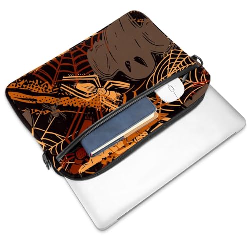 Maletín para laptop de 13 13.3 14.5 pulgadas bolsa bandolera de hombro con diseño de arañas 3
