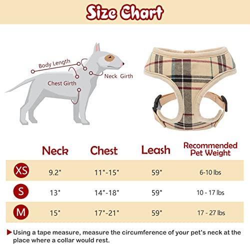 Scenereal Puppy Harness And Leash Set - Soft Mesh No Pull Vest Small Dog Padded Harness For Puppies & Cats #TOP1