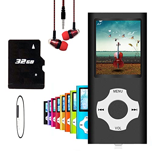 Hotechs MP3v[[ / MP4v[[ MP3 yv[[ 32GB [SDJ[ht X NVbN fW^ LCD 1.82C`XN[ ~jUSB|[gAFMWItA^B