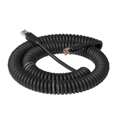 8�s�� RJ45 �X�p�C���� �l�b�g���[�N �P�[�u���ACat6A �M�K�r�b�g �_�u�� �V�[���h �i�[�� | �n�C�t���b�N�X�i�[���X�p�C�����݌v�A�R���Y�Ɨp�����`�F�[���l�b�g���[�N�M����(Black,20M)