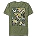 Nintendo Anime Slice T-Shirt Military Green