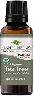 Plant Therapy Tea Tree Organic Essential Oil 100% Pure, USDA Certified Organic, Undiluted
